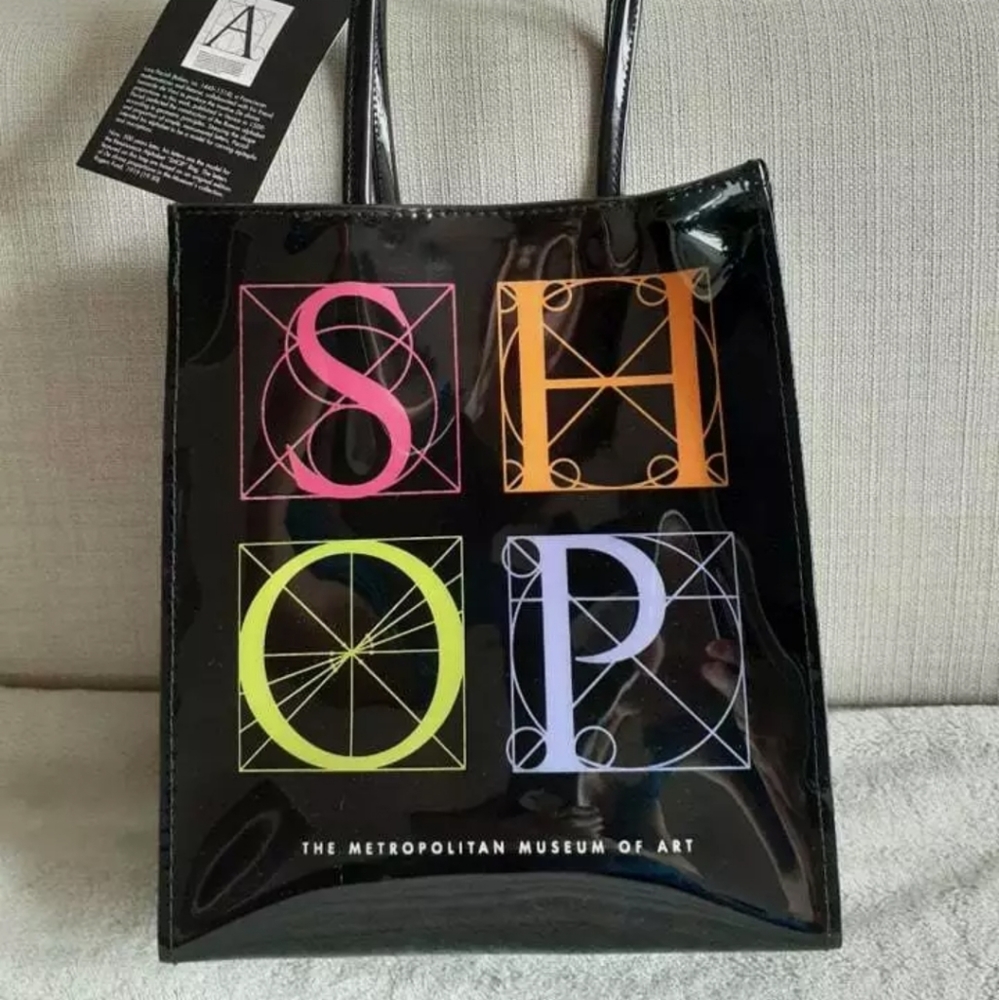 COPY - NwT Black MET Renaissance Alphabet "SHOP" Bag. The Metropolitan Museum o…